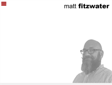 Tablet Screenshot of mattfitzwater.com